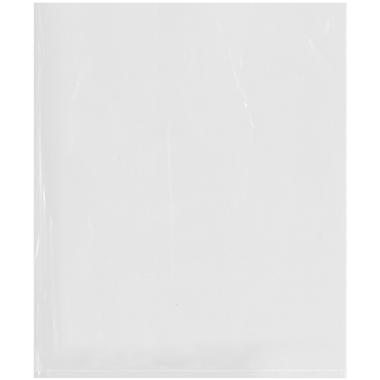 Plymor 10" x 12", 4 Mil Flat Open Clear Plastic Poly Bags